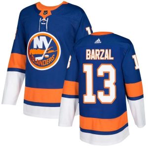 Herren New York Islanders Eishockey Trikot Mathew Barzal 13 Royal Authentic